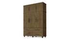Ver imagem 1 de Roupeiro Triplex Guarda-Roupa Londres Casal 6 Portas Jacar