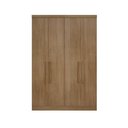 Ver imagem 1 de Guarda Roupa Modulado 4 Portas 3 Gavetas 100% Mdf Cumaru