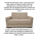 Ver imagem 5 de Sofá Estofado 2 Lugares Sala Estar Recepção Mariana Suede:bege