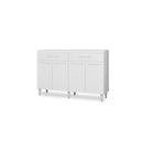 Ver imagem 3 de Balcão de Cozinha Letícia Plus Branco Flex com 4 Portas