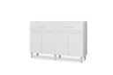 Ver imagem 3 de Balcão de Cozinha Letícia Plus Branco Flex com 4 Portas