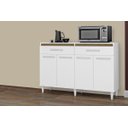 Ver imagem 4 de Balcão de Cozinha Letícia Plus Branco Flex com 4 Portas