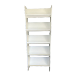Estante Armário Expositor Organizador para Livros, Revistas, Quadros. com 5 Prateleiras - Branco - 2
