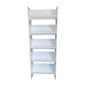 Ver imagem 3 de Estante Armário Expositor Organizador para Livros, Revistas, Quadros. com 5 Prateleiras - Branco