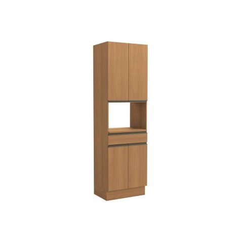 Paneleiro de Cozinha Maxxi G751 C- 4 Portas 1 Gaveta e 1 Nicho P- Forno 70cm Canela - Kappesberg