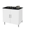 Ver imagem 1 de Balcão Luanda para Cooktop 4 Bocas Bra / Mar Gabinete 2 Portas