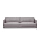 Ver imagem 5 de Sofá Decorativo Karine 4 Lugares Sala de Estar 270cm Pés em Aço Couro Avelã G88 - Gran Belo