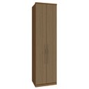 Ver imagem 1 de Guarda Roupa Modulado 02 Portas com Prateleiras 245cm Altura Setiba - Jequitibá/Carvalho