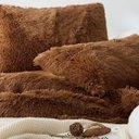 Ver imagem 4 de JOGO CAMA CASAL SUPER KING 6 PEÇAS EDREDOM PELÚCIA CARAMELO
