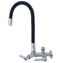 Ver imagem 1 de Torneira Bica Móvel de Parede de Cozinha Tubo Preto para Filtros e Purificadores 7162