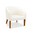 Ver imagem 5 de Poltrona Sala Decorativa Kit 2 Stella Pé Madeira Trapézio Castanho Cotelê Ext/veludo D03 - D’Rossi