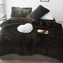 Ver imagem 2 de JOGO DE CAMA SOLTEIRO 6 PEÇAS COM EDREDOM PELÚCIA PRETO
