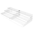 Ver imagem 1 de Kit 5 Prateleiras Organizadoras de Armário ou Extensível Ajustável Display Expositor 3 Níveis