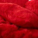 Ver imagem 4 de Jogo de Cama Casal Queen 6 Peça com Edredom Pelúcia Vermelho