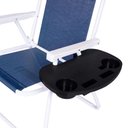 Ver imagem 6 de Kit com 2 Mesa Portátil Suporte de Cadeira Preta Mor