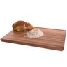Estação de Corte para Preparar Massas e Pães 60x40Cm Essence Tábua de Madeira Retangular Churrasco - 5