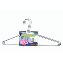 Cabide Tintureiro Cromado - Kit com 3 Peças - Cód 00460 - 1