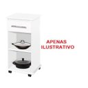 Ver imagem 4 de Balcão Bebedouro Itália com Rodizios Branco Porta + Gaveta