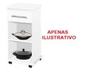 Ver imagem 4 de Balcão Bebedouro Itália com Rodizios Branco Porta + Gaveta