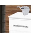 Ver imagem 2 de Balcão Bebedouro Itália com Rodizios Branco Porta + Gaveta