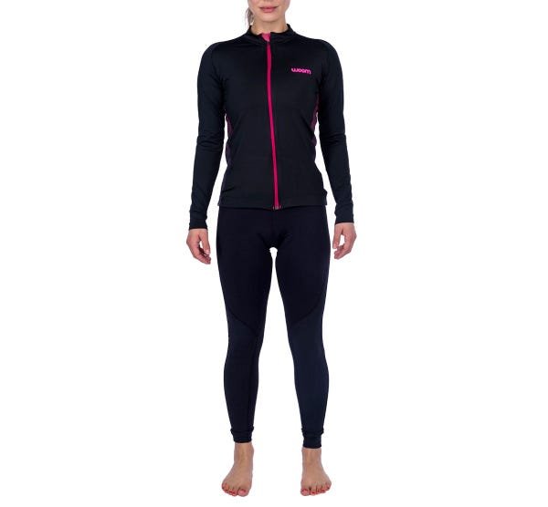 Jaqueta Ciclismo Supreme Preto Rosa Feminina - G - Rosa/Preto - 1