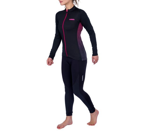 Jaqueta Ciclismo Supreme Preto Rosa Feminina - G - Rosa/Preto - 2
