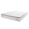 Colchão Casal Queen Molas Ensacadas City Pillow Top 158x198x23cm Branco-bege Hellen Branco-bg - 1
