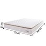 Colchão Casal Queen Molas Ensacadas City Pillow Top 158x198x23cm Branco-bege Hellen Branco-bg - 3