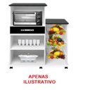 Ver imagem 3 de Fruteira Balcão Tam 06 Rodizios Branco / Marmorizado