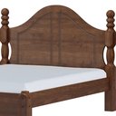 Ver imagem 6 de Cama Casal de Madeira Maciça Clássica para Colchão 138x188 Zahav F06 Café - Lyam Decor