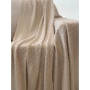 Ver imagem 2 de Manta Tricot Entrelace Offwhite