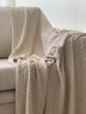 Ver imagem 1 de Manta Tricot Entrelace Offwhite