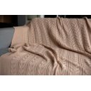 Ver imagem 1 de Manta Tricot Trança Rosé