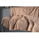 Ver imagem 3 de Manta Tricot Trança Rosé