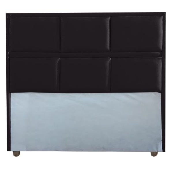 Cabeceira Ana Preto Cama Box Painel Casal 90 Suede - 2
