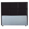 Cabeceira Ana Preto Cama Box Painel Casal 90 Suede - 2