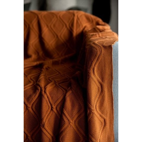 Manta Premium Tricot Cobre