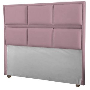 Cabeceira Ana Rosa Cama Box Painel Casal 90 Suede