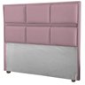 Cabeceira Ana Rosa Cama Box Painel Casal 90 Suede - 1
