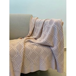 Manta Tricot Rosé
