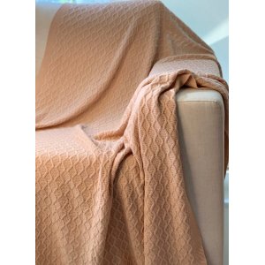 Manta Entrelace Cor Rosé