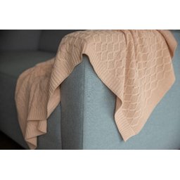 Manta Entrelace Cor Rosé - 4