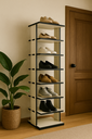 Ver imagem 1 de Sapateira Hall de Entrada Vertical Slim Mdf- 7 Pares Montada