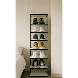 Sapateira Hall de Entrada Vertical Slim Mdf- 7 Pares Montada - 3