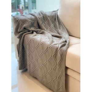 Manta Premium Cor Cinza Médio