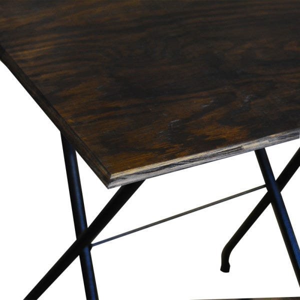 Conjunto Mesa Dobrável com 4 Cadeiras Rústico Imbuia - 10