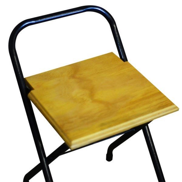 Conjunto Mesa Dobrável com 2 Cadeiras Rústico Madeira Natural - 6