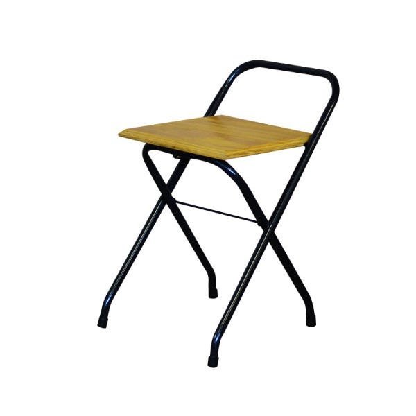 Conjunto Mesa Dobrável com 2 Cadeiras Rústico Madeira Natural - 3