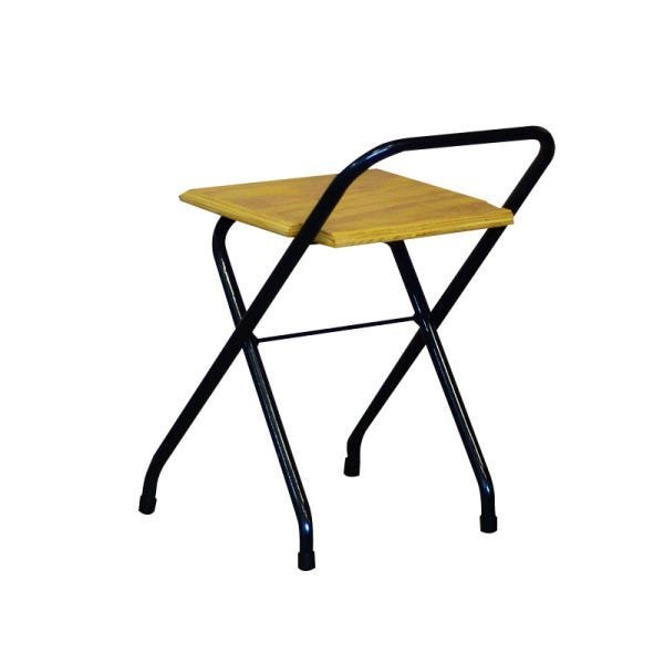 Conjunto Mesa Dobrável com 2 Cadeiras Rústico Madeira Natural - 5