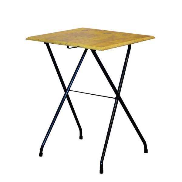 Conjunto Mesa Dobrável com 2 Cadeiras Rústico Madeira Natural - 8